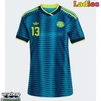 Colombia Yerry Mina #13 Replica Away Shirt Ladies World Cup 2026 Short Sleeve